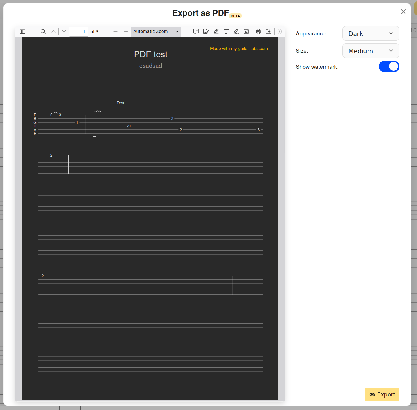 Dark Theme PDF
