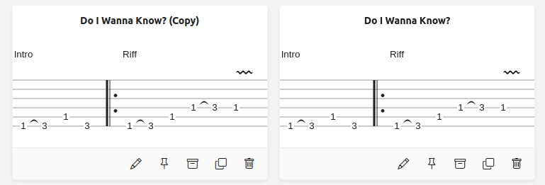 Ejemplo de Copia de Canción