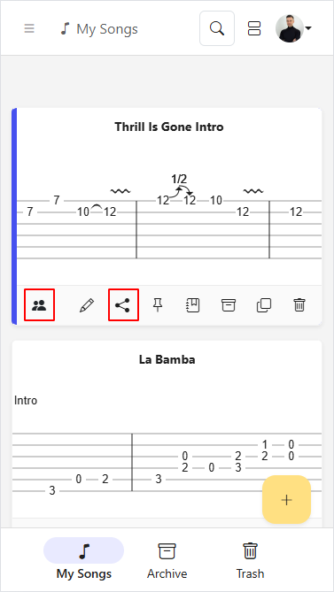 Canción compartida