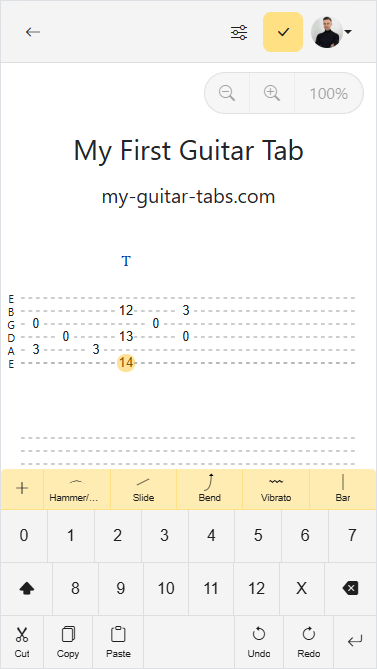 Delete notes on chord