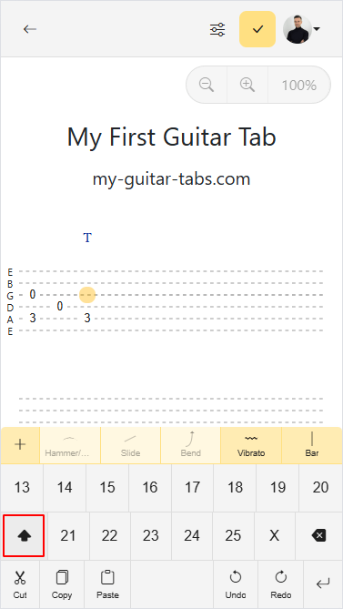 Shift octave