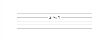 Slide down notation