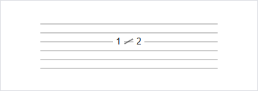 Slide up notation