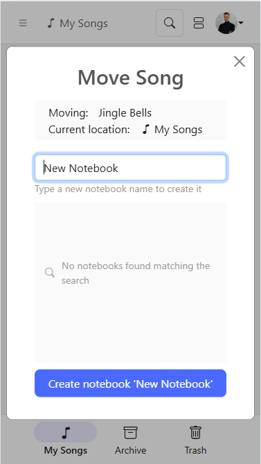 Create new notebook