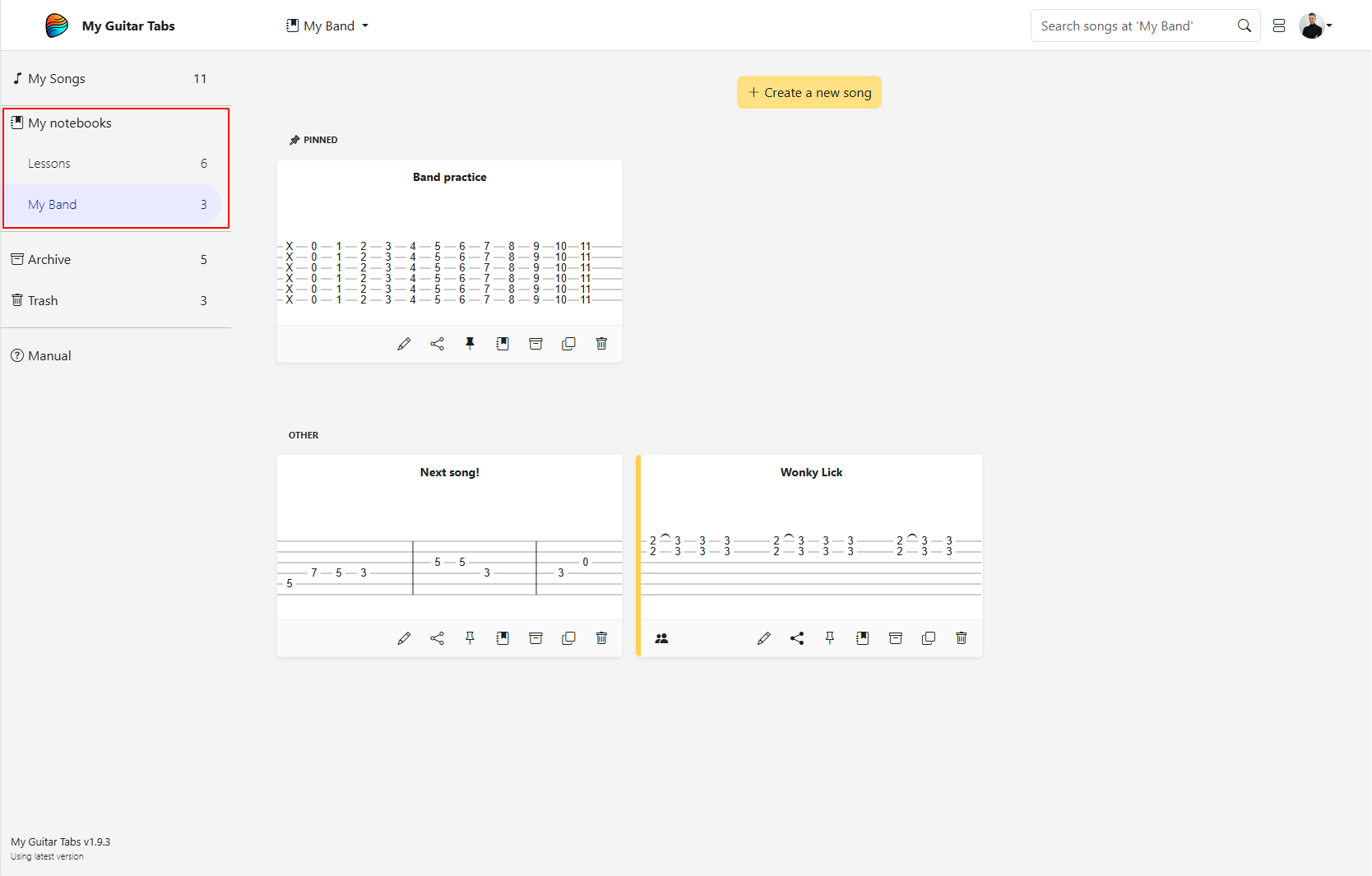 Example of Custom Notebook