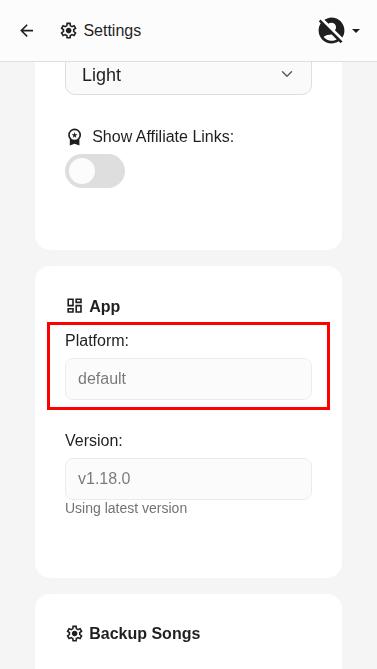 App platform